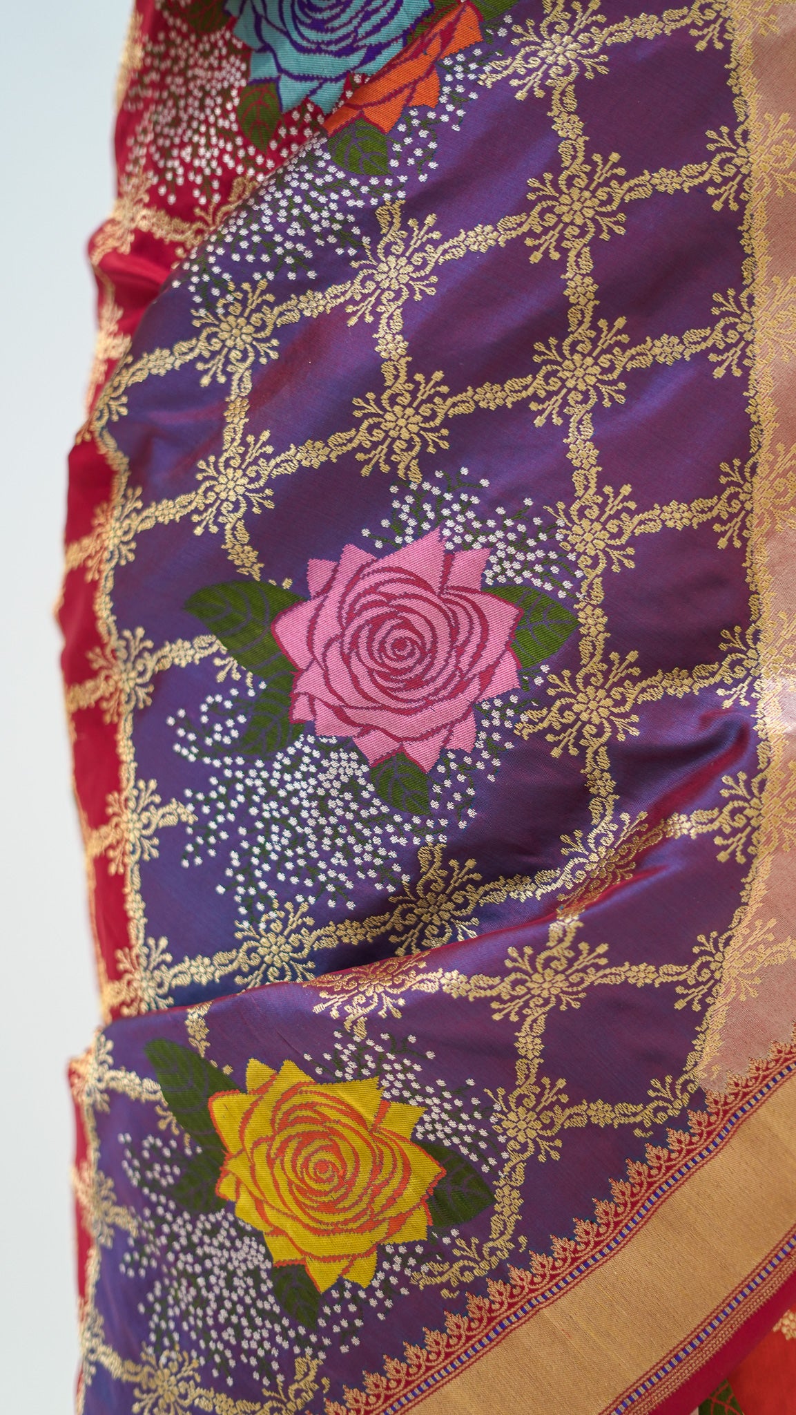 Rangkat Rose Kadwa Katan Silk Saree