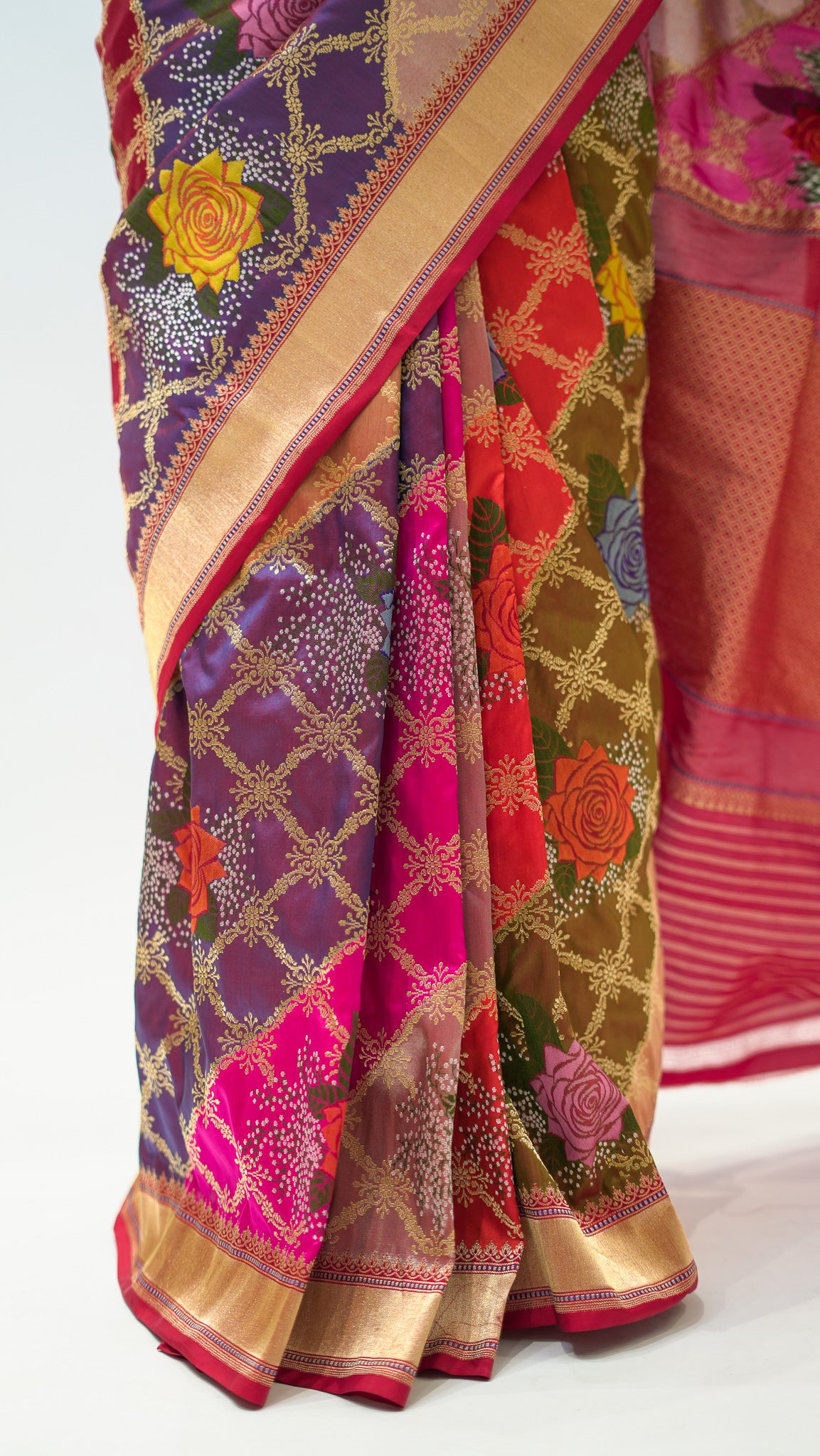 Rangkat Rose Kadwa Katan Silk Saree