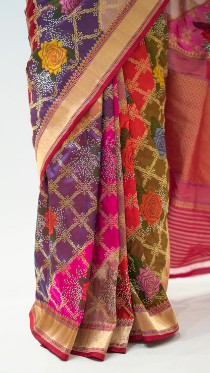 Rangkat Rose Kadwa Katan Silk Saree