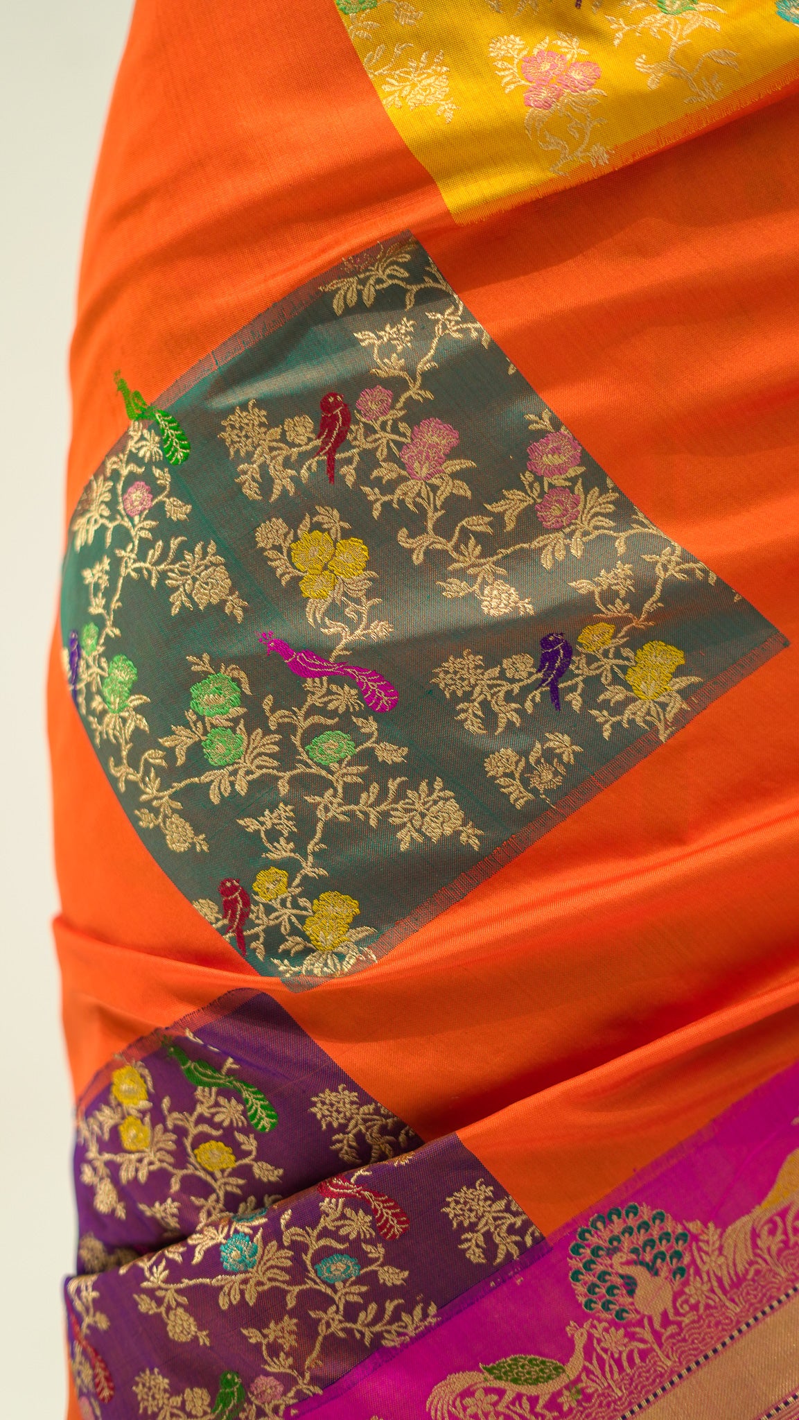 Sunset Box Rangkat Iktara Silk Saree