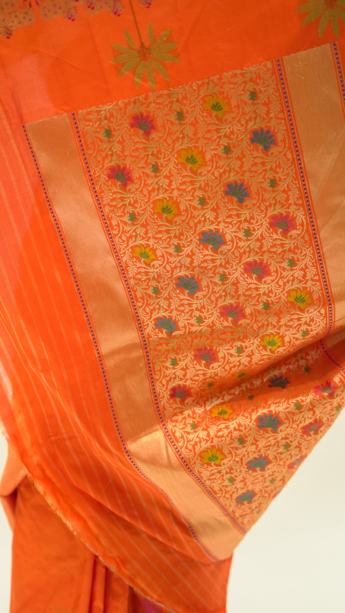 Vrindavan Leela Katan Silk Saree
