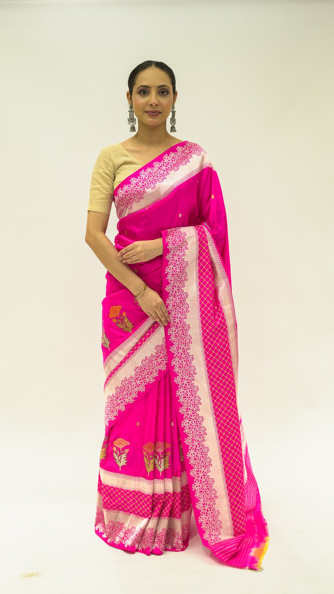 Rani Vivid Charm Katan Silk Saree