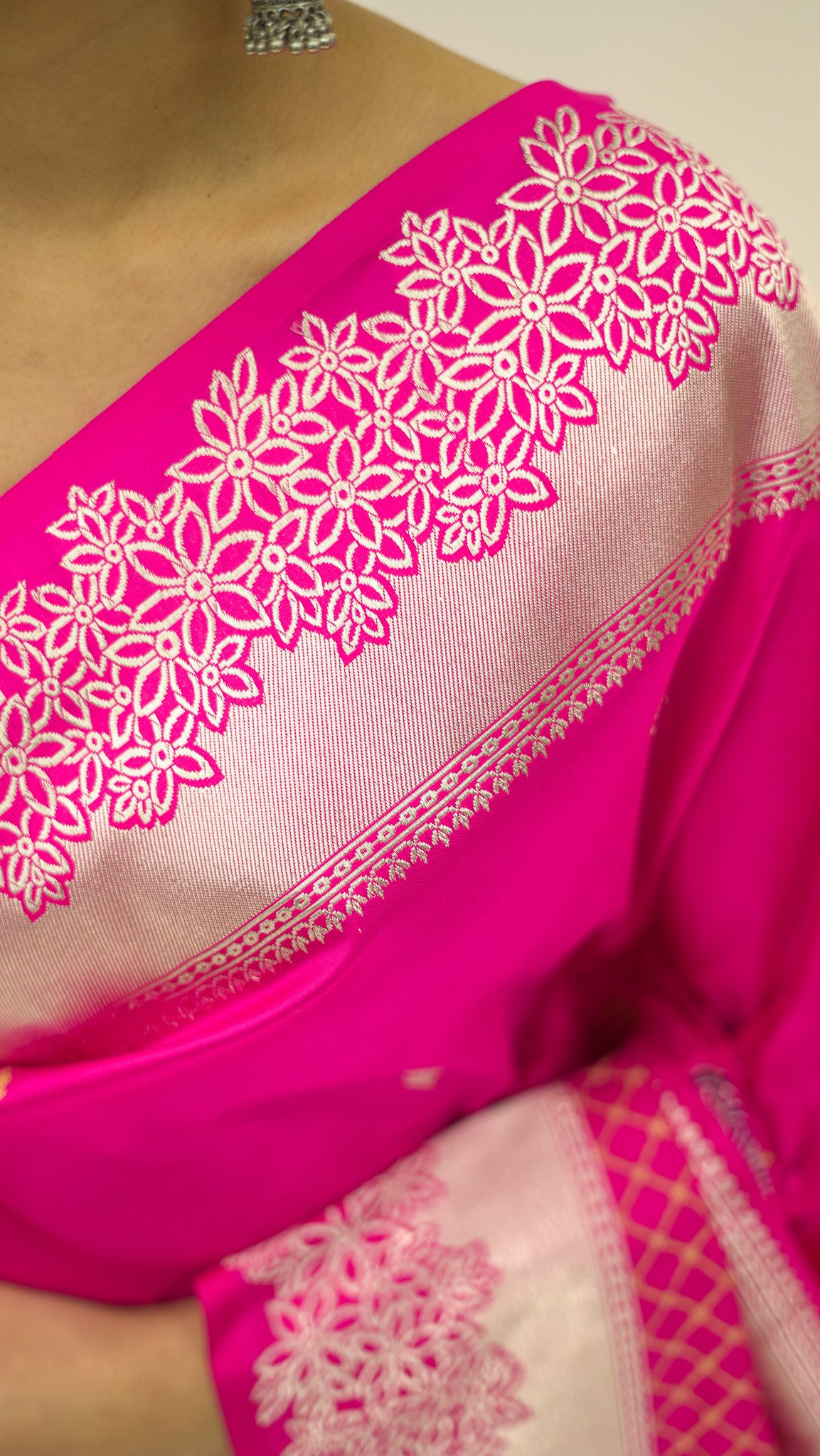 Rani Vivid Charm Katan Silk Saree