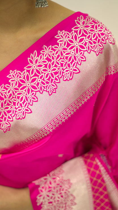 Rani Vivid Charm Katan Silk Saree