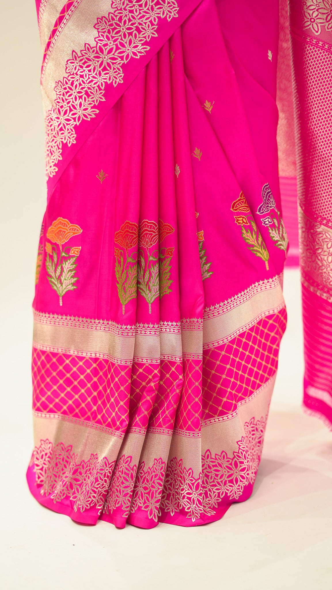 Rani Vivid Charm Katan Silk Saree